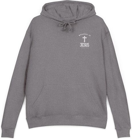 Unisex Hoodie Picture of Jesus Cross & Crown of Thorns Hoodie | Bible Verse Inspired. in Saudi Arabia