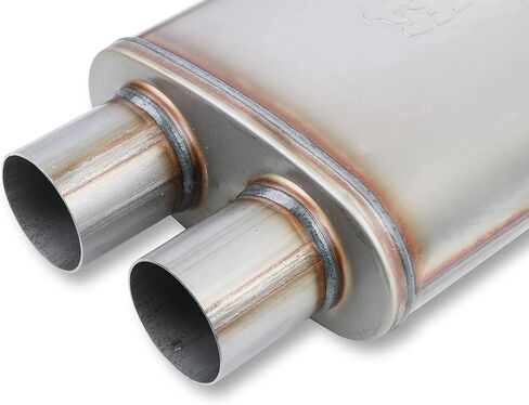 Flowmonster 11386-FM 409Ss Oval Case Absorption Muffler in Saudi Arabia