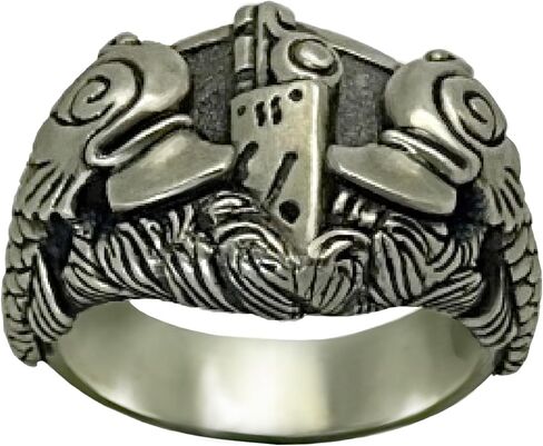 US Navy Submarine Dolphins Men’s Ring – Sterling Silver 925 Handcrafted in Kuwait