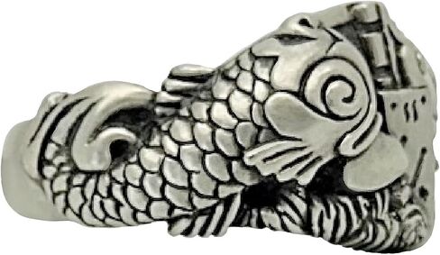 US Navy Submarine Dolphins Men’s Ring – Sterling Silver 925 Handcrafted in Kuwait