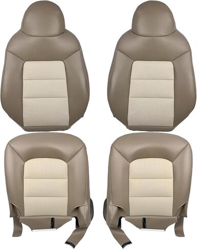 أغطية مقاعد جلدية مثقوبة بديلة للسائق والراكب من الأسفل والأعلى، متوافقة مع Ford Expedition 2003 2004 2005 2006 in Saudi Arabia