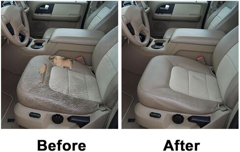 أغطية مقاعد جلدية مثقوبة بديلة للسائق والراكب من الأسفل والأعلى، متوافقة مع Ford Expedition 2003 2004 2005 2006 in Saudi Arabia
