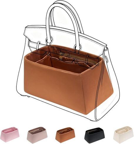 منظم محفظة حريري من ZTUJO لبيركين، إدراج منظم محفظة فاخر (أسود، BK30) in Kuwait