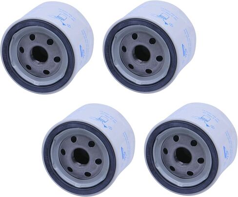 4 قطع فلتر زيت LEFONG FJ-3099 يستبدل AM125424، 49065-0721، 49065-7007، 120-483، 12 050 01-S 492932S متوافق مع محرك دورة John Deere Kawasaki Kohler Craftsman Husqvarna Tecumseh Toro in Saudi Arabia