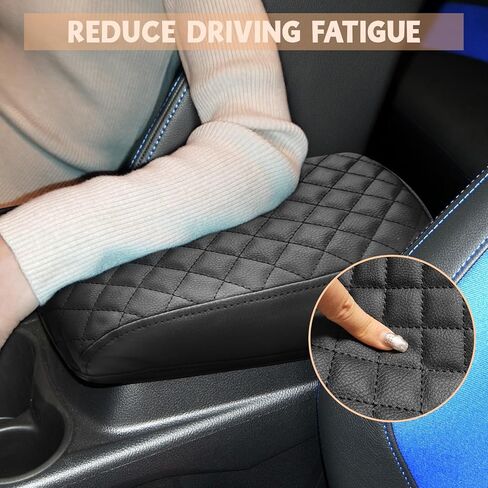 غطاء وحدة التحكم المركزية متوافق مع Ford Focus 2012-2014 غطاء وسادة صندوق مسند الذراع الجلدي وسادة وحدة التحكم الوسطى in Saudi Arabia