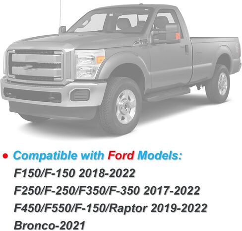 مفتاح فوب بديل مناسب لفورد F150/F-150 2018-2022 F250/F-250/F350/F-350 2017-2022 F450/F550/F-150، رابتور 2019-2022 برونكو 2021 دخول السيارة الذكية بدون مفتاح التردد عن بعد: 902 ميجا هرتز in Saudi Arabia