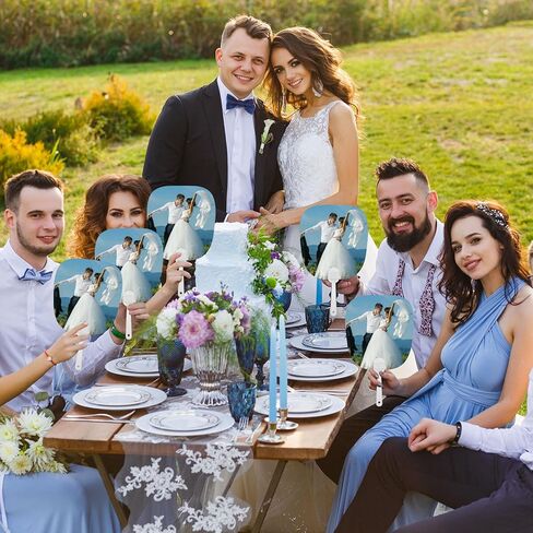 30 جهاز كمبيوتر شخصي من مراوح التسامي المحمولة، مراوح الكنيسة المحمولة مجموعة مزدوجة من جانب مروحة التسامي مجداف الفراغات DIY التسامي مروحة فارغة لضيوف حفلات الزفاف في الكنيسة in Kuwait