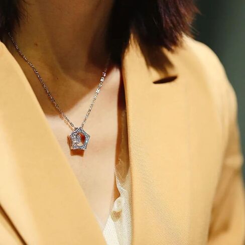 جديد 2025 قلادة همسة على الزهور نجمة وقمر طوق الكورية دوراما جاندي سلسلة قلادة الديكور مجوهرات تذكارية مع لك الملحقات العصرية الإبداعية أفضل للهدايا in Kuwait