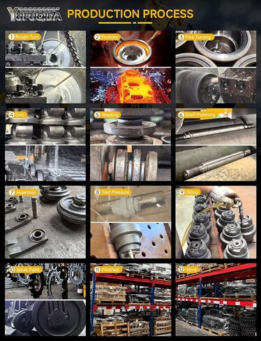 1/2/4/6/8/10Pcs RC681-21900 Top Carrier Roller Compatible with Kubota U25 U25S Excavator Heavy Duty # RC68121900 (1Pcs) in Saudi Arabia