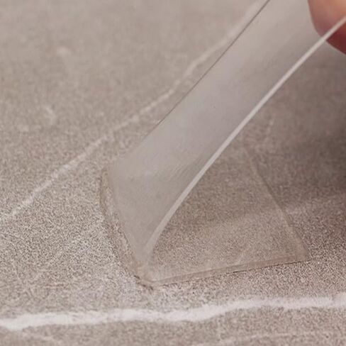 Double Sided Tape 3.3FT 2in Heavy Duty Clear Nano Removable Tape Strong Adhesive Mounting Tape for Poster Carpet Household (0.5mm,2cm,1m) in Saudi Arabia