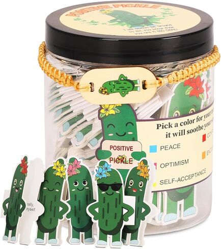 MEBRUDY 90 بطاقة تأكيد المخلل الإيجابية مع NFC، هدايا عيد الفصح الفيل الأبيض للمراهقات والنساء والبالغين والأم والمعلمين والأخوات والأصدقاء، فتاة في سن المراهقة لطيف الاشياء العصرية in Kuwait