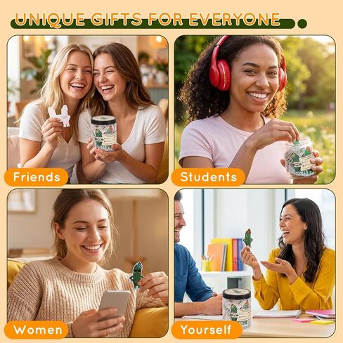 MEBRUDY 90 بطاقة تأكيد المخلل الإيجابية مع NFC، هدايا عيد الفصح الفيل الأبيض للمراهقات والنساء والبالغين والأم والمعلمين والأخوات والأصدقاء، فتاة في سن المراهقة لطيف الاشياء العصرية in Kuwait