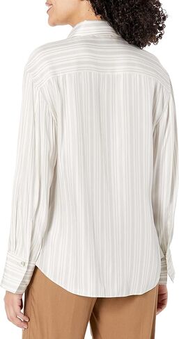 Vince Women's Stripe Sculpted Long Sleeve Shirt in Saudi Arabia