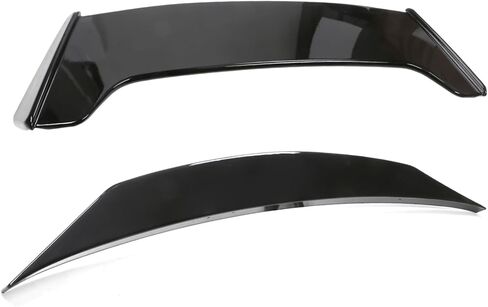 FREEMOTOR802 Compatible with 2021-2025 Dodge Durango (Except SRT) Trunk Spoiler + Roof Spoiler, ABS Gloss Black Duckbill Style Rear Middle Trunk Tail Lip & IKON Style Roof Spoiler Wing in Saudi Arabia