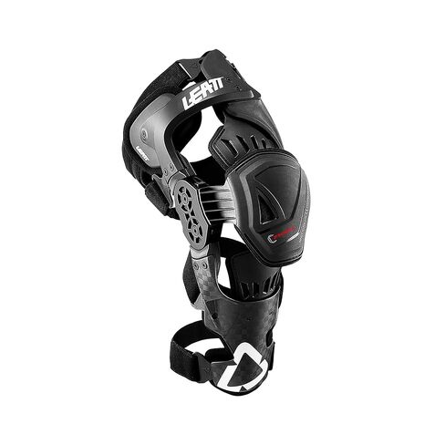 زوج من الكربون Leatt Knee Brace C-Frame Pro، اللون: أسود، الحجم: L/XL (5017010101) in Kuwait