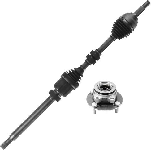 Detroit Axle - 2pc AWD Rear CV Axles for 2006-2018 Toyota RAV4 2015-2021 Lexus NX200t NX300, 2007 2008 2009 2010 2011 2012 2013 2014 2015 2016 2017 CV Axle Shafts Assembly Replacement in Saudi Arabia