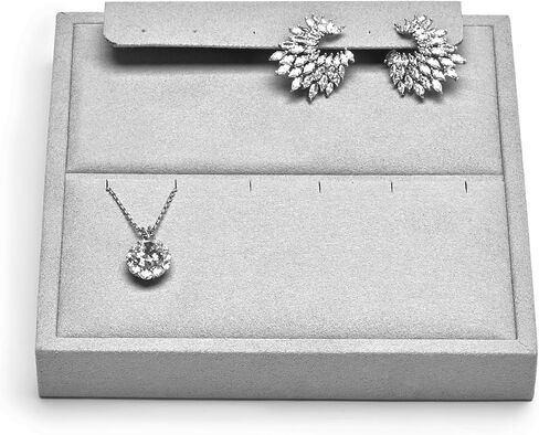 Oirlv Microfiber Jewelry Stud Earring tray Display Tray Interchangeable Modular Jewelry Tray in Saudi Arabia