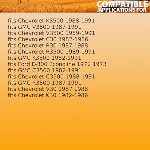 1 Piece Differential Pinion Bearing Rear Outer fits Chevrolet C30,C3500,K30,K3500,R30,R3500 1982 1983 1984 1985 1986 1987 1988 1989 1990 1991 in Saudi Arabia
