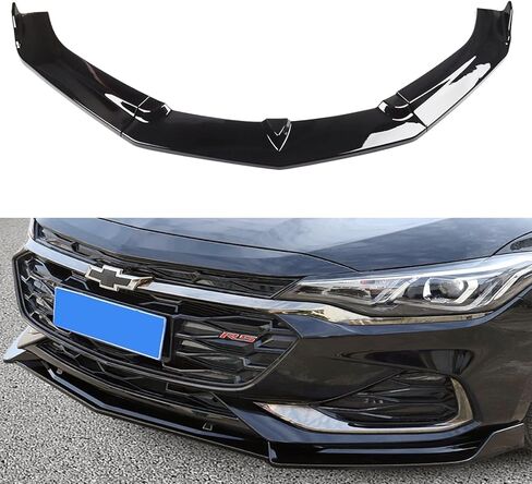 MUCO New Front Bumper Lips Compatible with Chevy Camaro Sedan 16 17 18 19 20 21 22 23 24 Car Front Spoiler-Gloss Black ZL1-Style Front Lip - 3pcs in Saudi Arabia