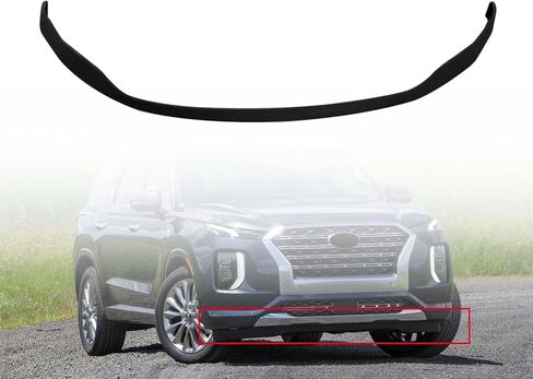 شفة مصد أمامي MGWILL متوافقة مع 2020 2021 2022 Hyundai Palisade مقسم سبويلر سفلي فاصل سد هواء ذقن عاكس 86591-S8000 أسود مزخرف in Saudi Arabia