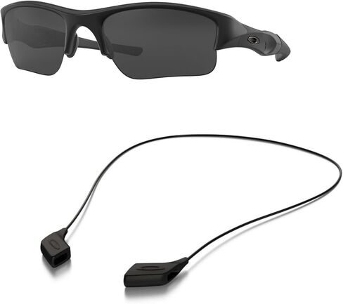Oakley OO9009 Sunglasses Bundle: OO 9009 11-004 Matte Black and Small Black leash Accessory kit in Saudi Arabia