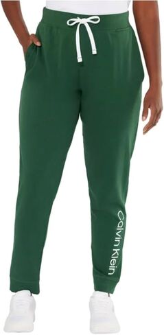 بنطلون نسائي من Calvin Klein مكون من قطعتين من French Terry Jogger مع جيوب in Kuwait