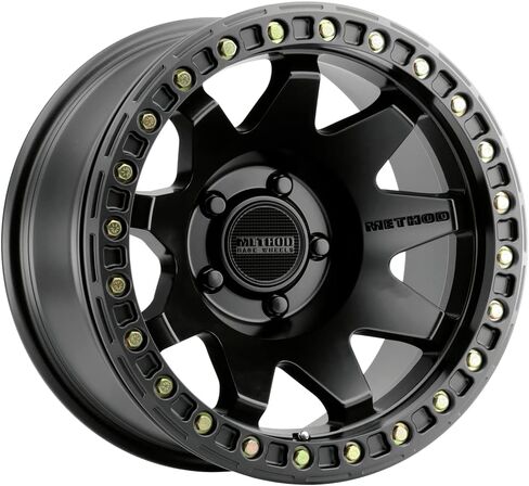 Method Race Wheels MR108, 17x9, 44mm Offset, 5x5, 71.5mm Centerbore, Matte Black, w/BH-H24125-38, MR10879050544B in Saudi Arabia