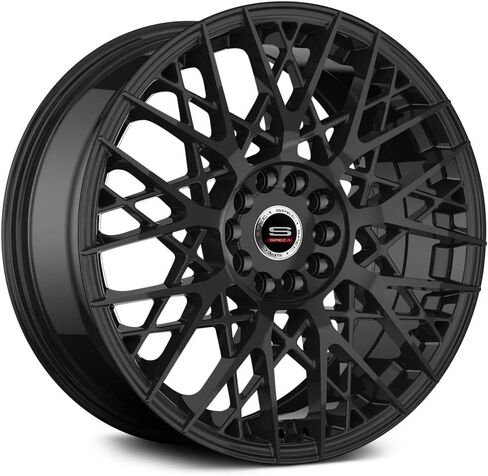 ملمع عجلات مخصص Spec-1 SP-53 - إطارات سوداء - 18 بوصة × 8 بوصة، 38 إزاحة، 4x100، 4x114.3 نمط مسمار، محور 73.1 ملم in Saudi Arabia