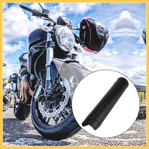 Pair Black Universal Front Fork Boots Shock Absorber Covers Protector ABS Dust Guard for Motorcycle Auto Replacement Parts in Saudi Arabia