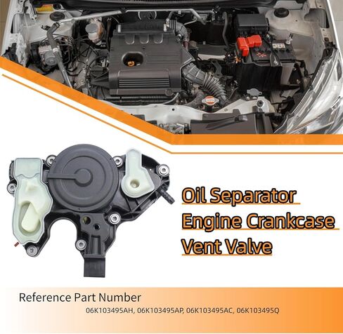 Oil Separator Engine Crankcase Vent Valve 06K103495 for VW Atlas Beetle GTI Golf Variant Jetta Passat Tiguan in Saudi Arabia
