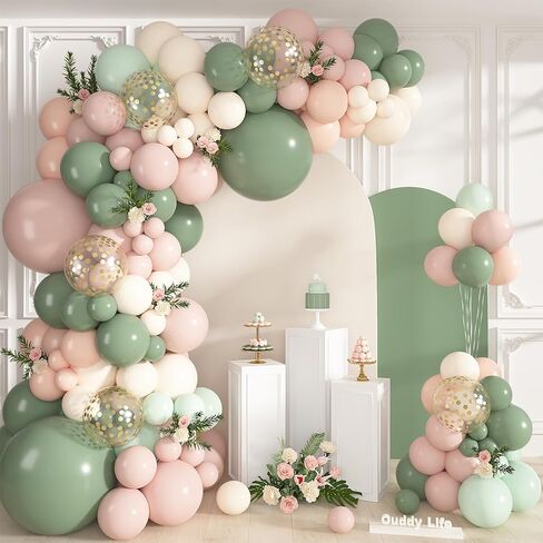 150Pcs Jungle Safari Green Balloons Garland Arch Kit, Emerald Dark Green Gold Animal Foil Balloon Tropical Palm Leaves for Safari Baby Shower Birthday Decorations for Boys Wild One Party Supplies in Saudi Arabia