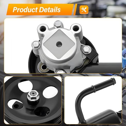 21-5229 Power Steering Pump with Pulley & Reservoir - Compatible with 1995-2004 Toyota Tacoma/4Runner/T100 3.4L V6 - Replaces 44320-0W030, 4432034060, 4432004030 - Direct Fit OEM Quality in Saudi Arabia