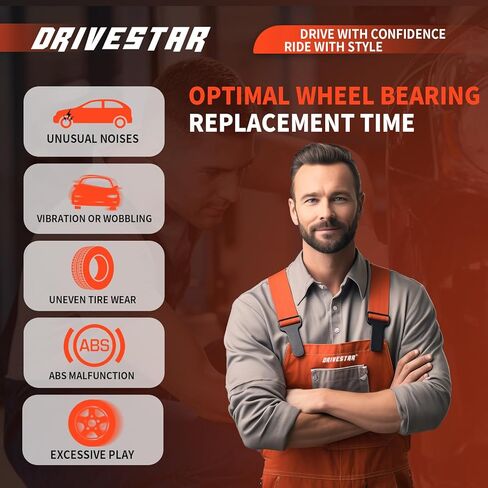 DRIVESTAR 510093 Front Left/Right Wheel Hub Bearing for Hyundai Elantra 07-18/Elantra Coupe 2013-14/Elantra GT 13-18/Veloster12-17, for Kia Forte 10-19 /Forte Koup 10-16/Forte5 14-18 (pair) in Kuwait