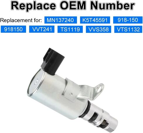 Engine Camshaft Variable Valve Timing Solenoid Oil Control VVT Compatible with Mitsubishi Eclipse 2006-2012 Galant 2004-2012 Outlander 2004-2006 VVT Solenoid Replacement for MN137240 918-150 in Saudi Arabia