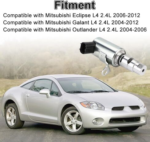 Engine Camshaft Variable Valve Timing Solenoid Oil Control VVT Compatible with Mitsubishi Eclipse 2006-2012 Galant 2004-2012 Outlander 2004-2006 VVT Solenoid Replacement for MN137240 918-150 in Saudi Arabia