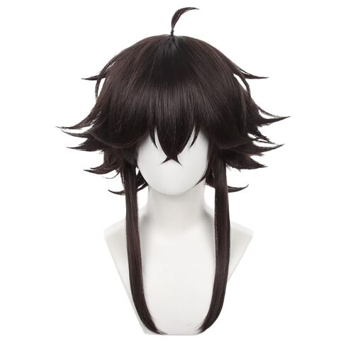 Brown Short Anime Wigs for B-S-D Suehiro Tecchou Cosplay, with Wig Cap Heat Resistant Synthetic Hair Anime Role Play for Festival, Cosplay Party, Comic Exhibition in Saudi Arabia