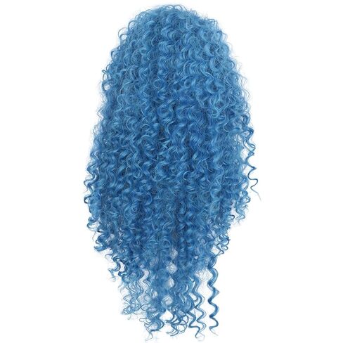 VGbeaty Adult Long Blue Curly Wig Cospaly Halloween Costume Wig in Saudi Arabia
