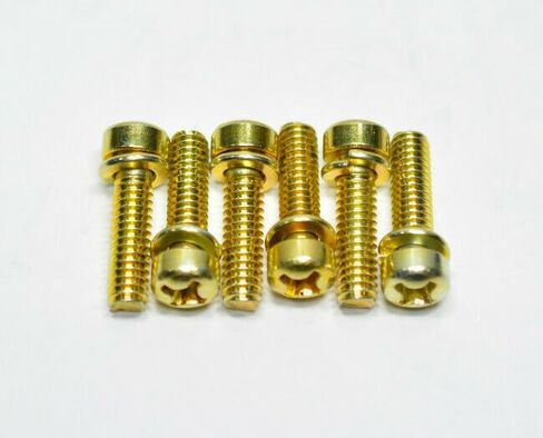 (6 Pack) Throttle Base Plate Screws 12-24 Threads x 13/16" Fits: Holley Carburetor 2300, 4150, 4160 in Saudi Arabia