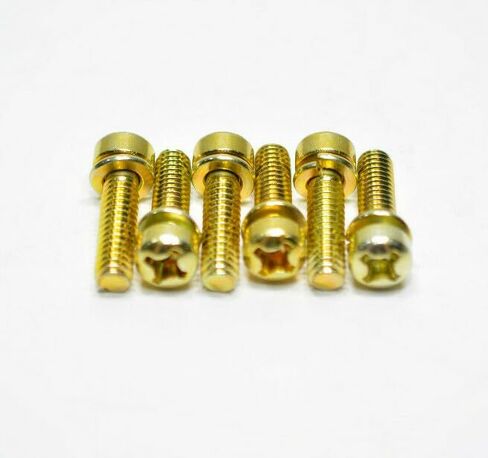 (6 Pack) Throttle Base Plate Screws 12-24 Threads x 13/16" Fits: Holley Carburetor 2300, 4150, 4160 in Saudi Arabia