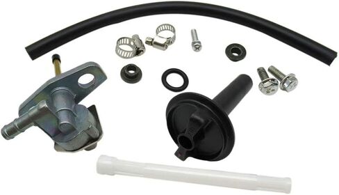 Fuel Valve Petcock with Lever Screw for 2005-2009 2011 Honda Foreman 500 TRX500FE 4x4 ES/500 TRX500FM 4x4 S 16950-HP5-601 16950-HM7-003 in Saudi Arabia