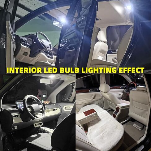 مجموعة مصابيح LED داخلية بيضاء تناسب تويوتا RAV4 2016-2018,6000K مصابيح إضاءة LED داخلية فائقة السطوع + أضواء لوحة الترخيص، 8 قطع in Saudi Arabia