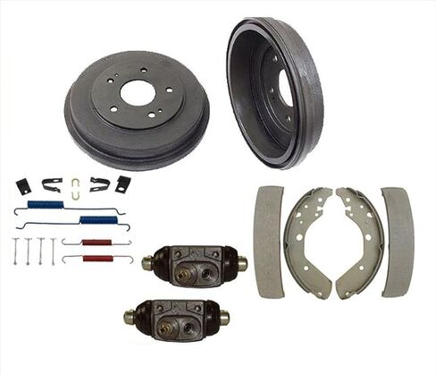 Rear Drums Brake Shoes Spring Kit Wheel Cylinders for Honda Odyssey 99-01 in Saudi Arabia