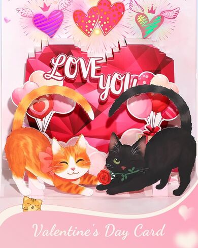 أضواء كورالوغو وبطاقة عيد الميلاد الموسيقية - تلعب أغنيتين لعيد الميلاد وأضواء الهتاف وأصوات سانتا ومشهد مفاجأة ثلاثية الأبعاد لعيد الميلاد المجيد المنبثقة هدية العيد للأطفال وصديق العائلة مع مذكرة فارغة على شكل ظرف in Kuwait