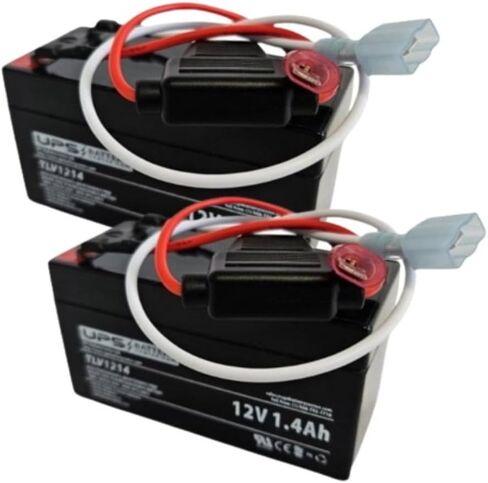 UPSBatteryCenter (2) 12V 1.4Ah Replacement Battery for TowMate TL48SS Wireless Tow Light in Saudi Arabia