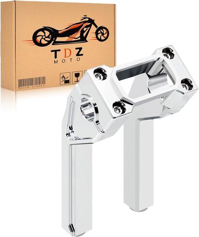 1.0" Pullback 8'' Handlebar Risers Tall Height Extension Kit with 1.0" Clamping Cover Area for Harley Softail Sport Glide Street Bob Low Rider ST FXST 2018-2024 in Saudi Arabia