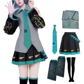 Womens Anime Cosplay Costume Outfit Top Skirt Full Set High School Dress Uniform Halloween in Saudi Arabia
