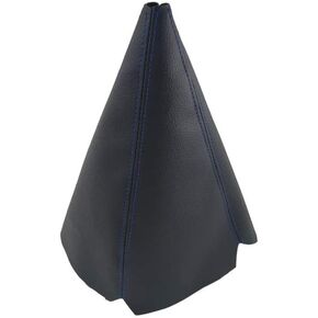 غطاء غبار لمقبض ناقل الحركة العالمي للسيارة، غطاء حذاء التحول، مصنوع من جلد البولي يوريثان الأسود مع طبقات سوداء وطبقات حمراء وطبقات زرقاء (أزرق) in Kuwait