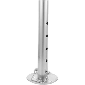 Trailer Jack Drop Leg Stabilizer with Removable Foot Pad Heavy-Duty Drop Leg Base for Camper and Rv Trailer for Travel and Parking Support in Kuwait