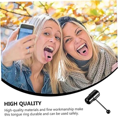 حلقات اللسان الاهتزازية، مجوهرات ثقب اللسان من الفولاذ المقاوم للصدأ، حلقة الحلمة للرجال والنساء، حلقات ثقب المجوهرات، الحلمة in Kuwait