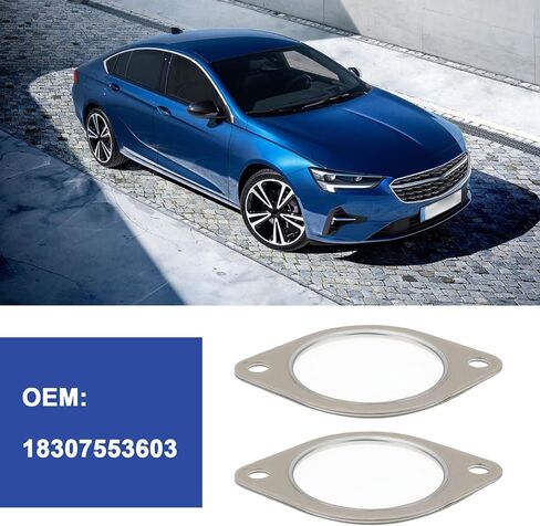 2Pcs Exhaust Pipe Gasket 18307553603 Compatible with BMW E82 135i 325i 335i 335i xDrive in Saudi Arabia